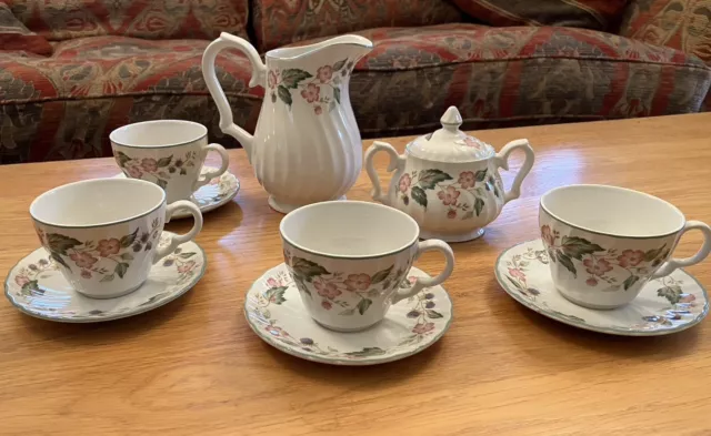 BHS Victorian Rose Collection Tea Set British Home Stores 1980s Vintage