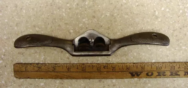 Vintage Stanley No. 51 Spoke Shave,10",INCOMPLETE,NO BLADE, CAP, OR JAPANNING