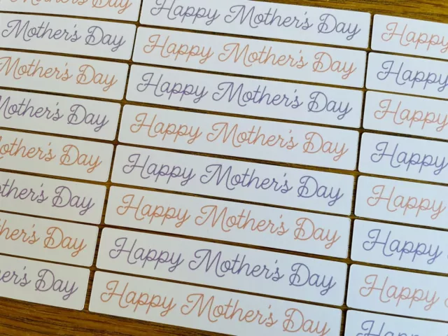 *SALE* 15x Lilac & Pink Happy Mothers Day Card Toppers Banners Card Making