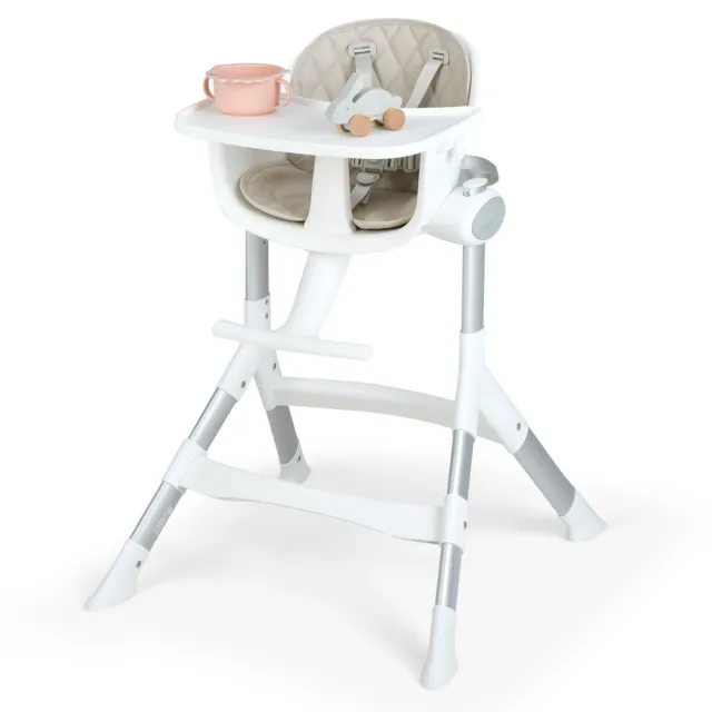 Babyjoy Newborn Feeding Chair High Chair for Babies & Toddlers w/Aluminum Frame