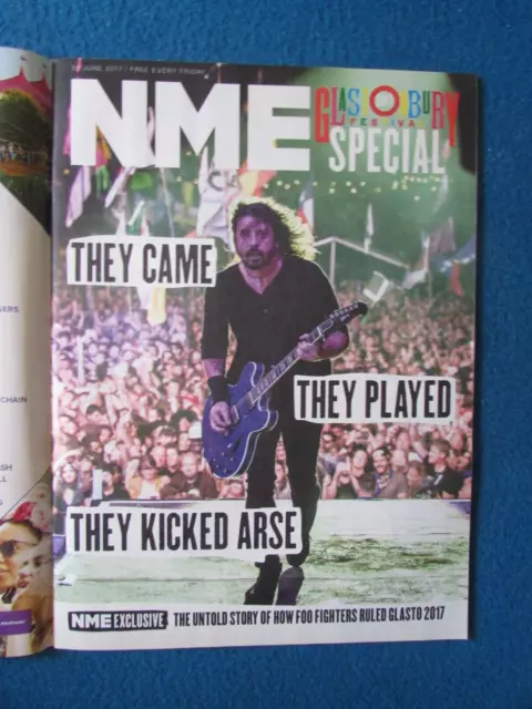 NME Magazine June 2017 DAVE GROHL FOO FIGHTERS GLASTONBURY NEW MUSICAL EXPRESS