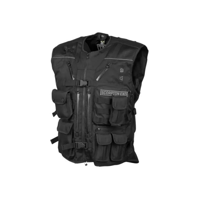 Covert Tactical Vest Scorpion Black 2X/3X