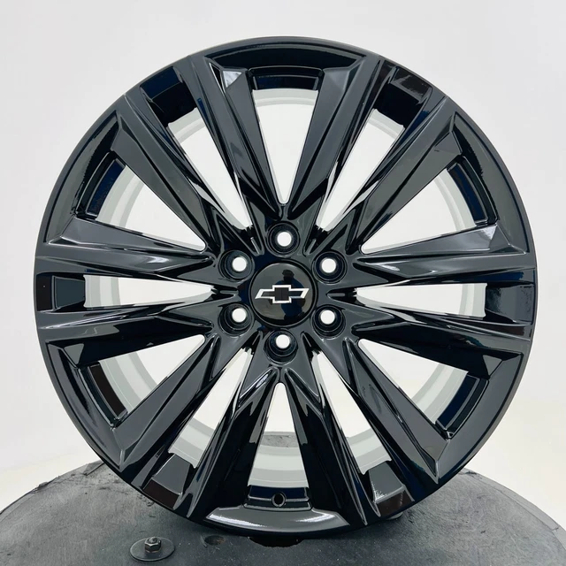 BLACK CHEVY SILVERADO 22 Wheels Rims Tahoe Suburban GMC Yukon Denali