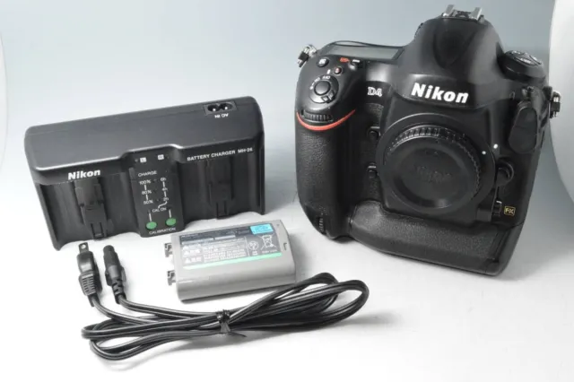 [Read] Nikon Digital SLR Camera D4 Body 16.2 MP D 4 w/Charger From Japan Fedex