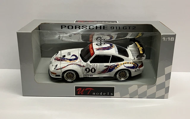 UT Models 1/18 Scale 39630 Porsche 911 GT2 Daytona 1996 Stuck