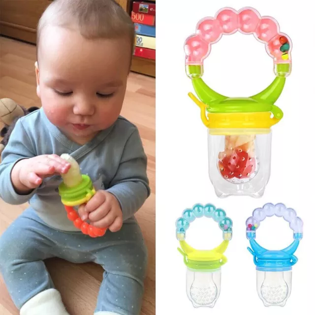 Baby Feeding Dummy Nibbles Weaning Nutrition Pacifier Fresh Food Fruit Feeder AU