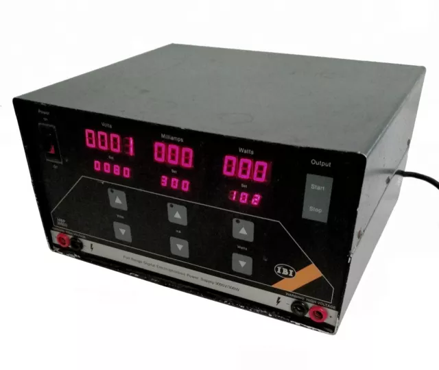 IBI MBP-3000D Electrophoresis 3kV 300w High Voltage Power Supply PN:92700