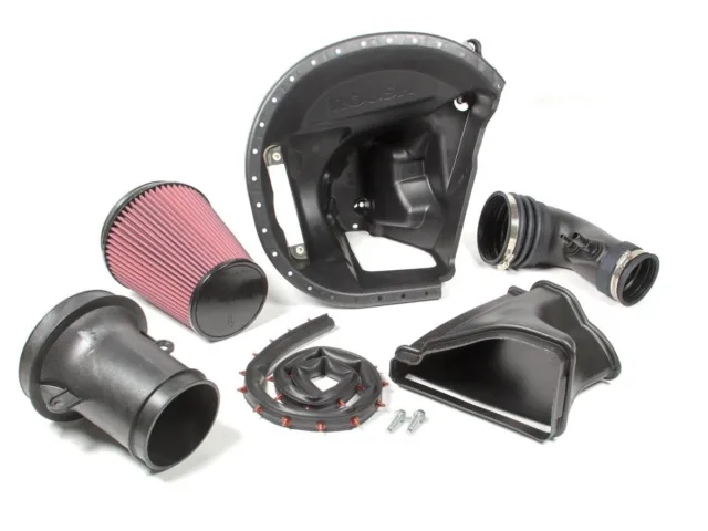 Roush 421828 : Air Intake, Cold Air, Red Filter, Black Plastic Tube, Ford, 3.7L,