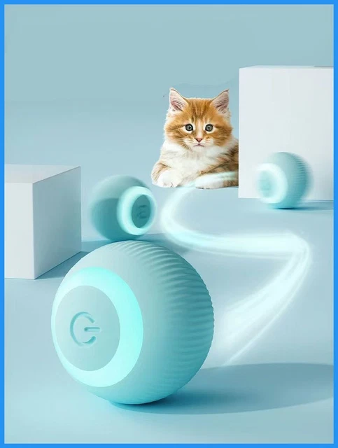 Balle électrique à roulement automatique pour chat jouets intelligents pour cha