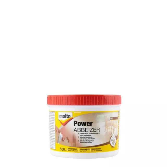 Molto Power Abbeizer 500ml, Gel Abbeditore