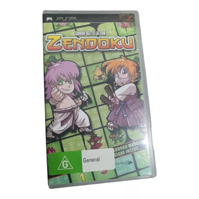 Sony Psp Zendoku New Game PLAYSTATION Portable Sudoku Battle