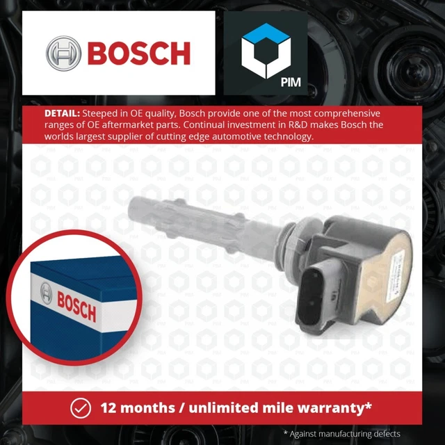 Bobina di accensione adatta MERCEDES E500 5.5 06-11 Bosch A0001501980 A0001502680 Nuova