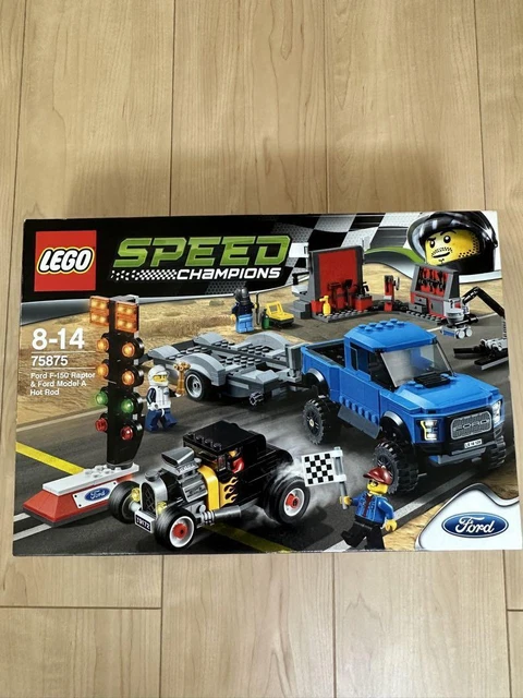 LEGO 75875 Speed Champions Ford F-150 Raptor & Ford Model A Hot Rod Retired F/S