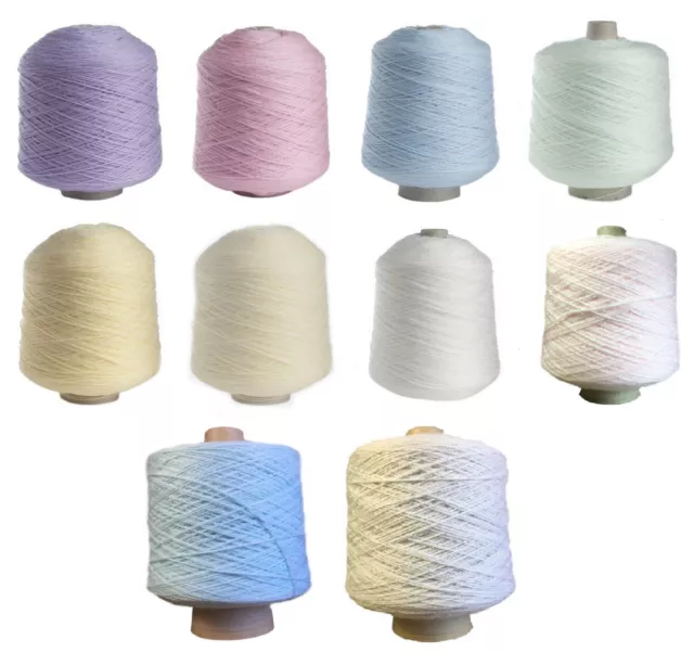 Baby 4 Ply 500g Cone 100% Acrylic Knitting Wool Soft Pastel James Brett Yarn