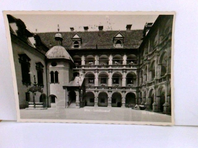 AK Graz. Landhaushof. Gebäudeansicht, Steiermark, Österreich, Feldpost