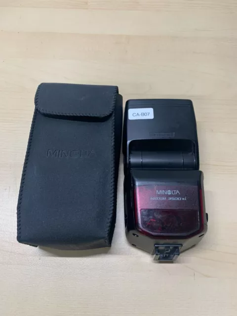 Minolta Maxxum 3500xi Shoe Mount Bounce Flash for Film Cameras (CA-B07)