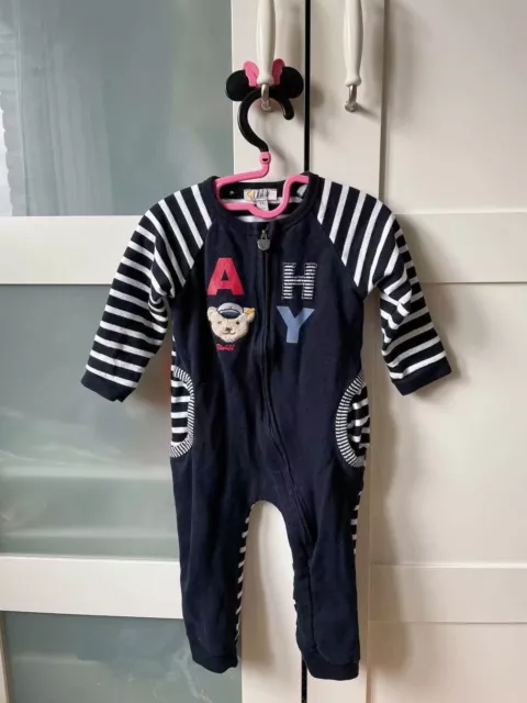 STEIFF® Baby Jungen Overall Einteiler Strampler 74