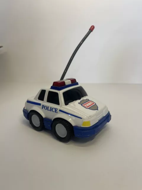 Vintage 1990 Playskool preschool radio control Police Car UNTESTED ~ RARE