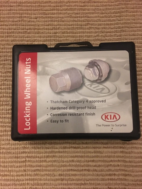 Kia Sportage 2019-2021 Locking Wheel Nut Set Chrome Kia Sportage 2019-2021 Locking Wheel Nut Set Chrome
