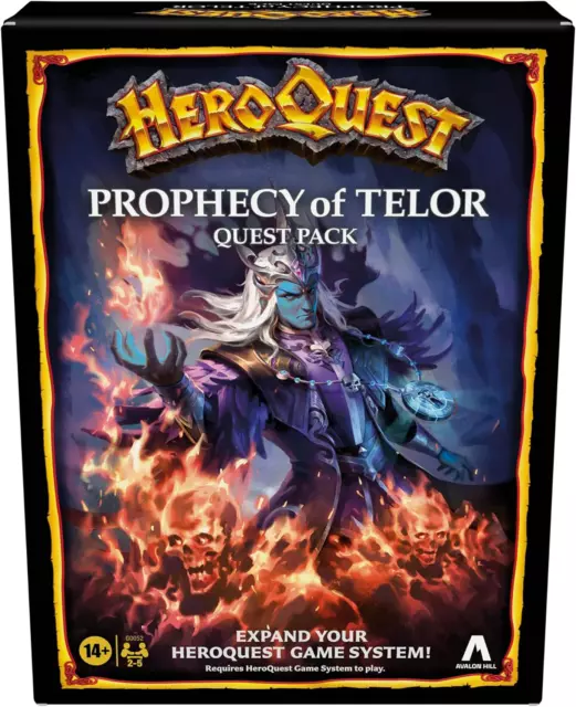 Avalon Hill HeroQuest Prophecy of Telor Quest Pack, Requires HeroQuest Game to