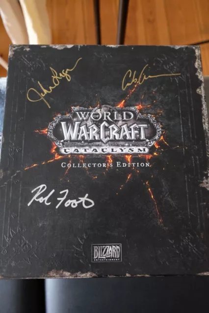 World of Warcraft - Cataclysm Collectors Edition - SIGNIERT