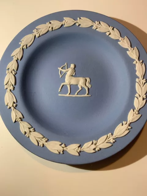 wedgwood jasper ware blue Sagitarius