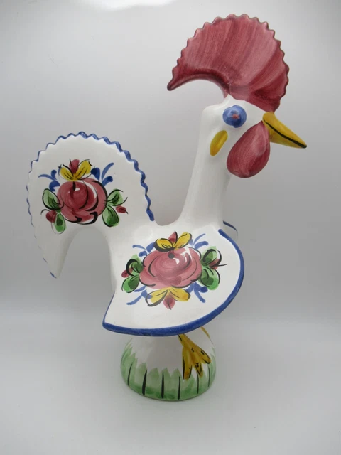 Vintg Royal Winton Grimwades Chanticleer Staffordshire Majolica Rooster Creamer