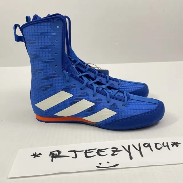 $120 Mens Size 6 Adidas Box Hog 4 Blue Boxing Boots Shoes GW1402 Knicks Mets