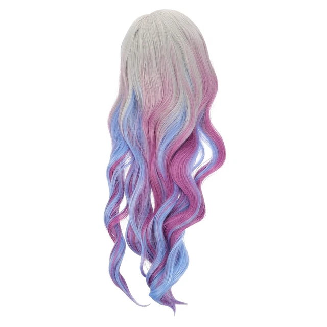 長い巻き毛ウィッグミスコスプレヘアパーツカーリーヘッドドレスユーロ30.49
