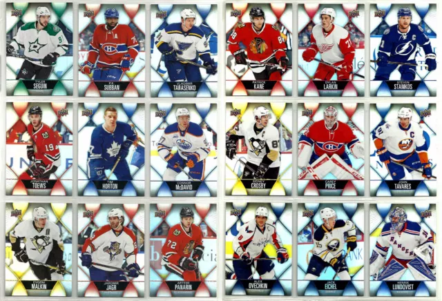 2016-17 UD TIM HORTONS COMPLETE 100 CARD BASE SET McDavid Crosby Ovechkin Price
