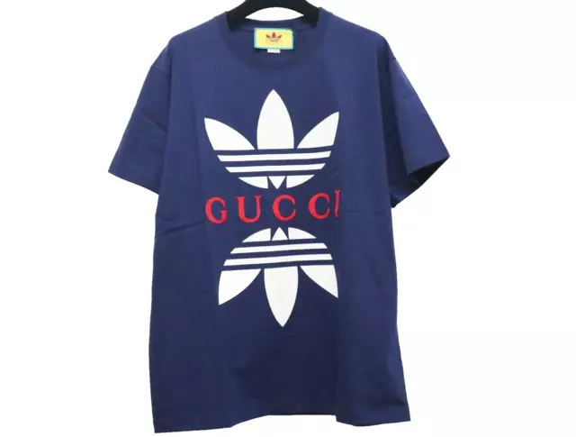 T-shirt en coton pour homme Gucci x adidas Taille S Marine 548334...