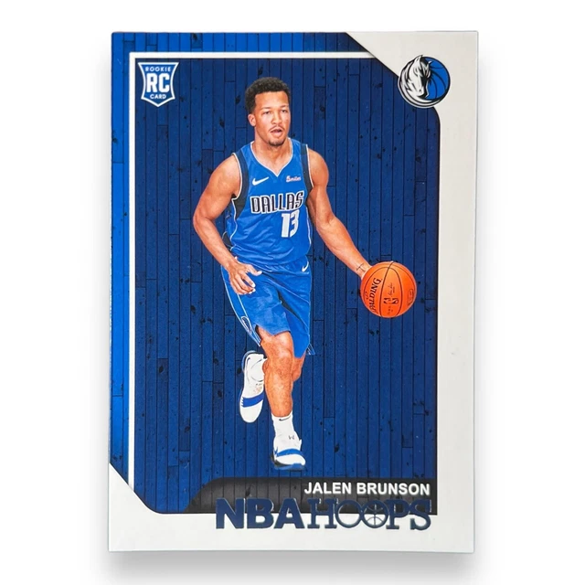 JALEN BRUNSON 201819 NBA Hoops 243 RC Rookie Card Mavericks NY Knicks