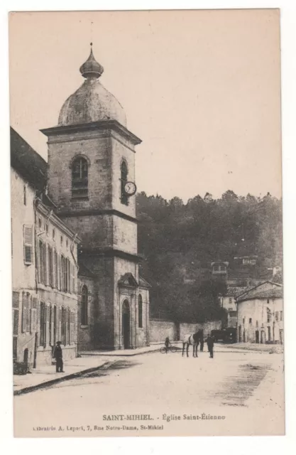 Cpa 55 - Saint-Mihiel : L'église Saint-Étienne (Meuse) Non Écrite