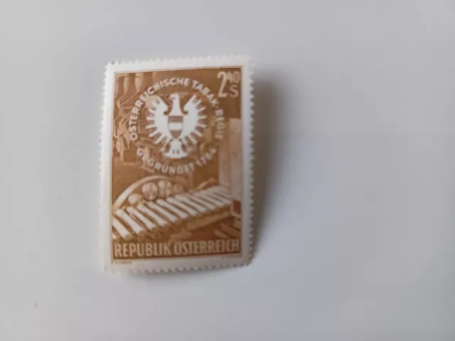 Briefmarke Österreich 1959 175 Jahre Tabakregie Mi 1060 ungestempelt