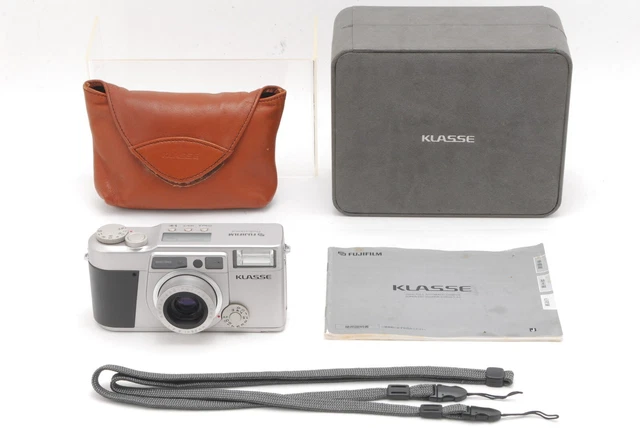 [NEAR MINT in Box] Fujifilm Fuji KLASSE Silver Point & Shoot Film Camera JAPAN