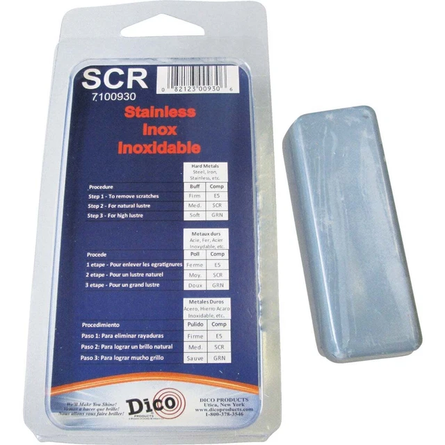 Dico Stainless 4 Oz. Buffing Compound 7100930 Dico 7100930 4 oz 082123009306