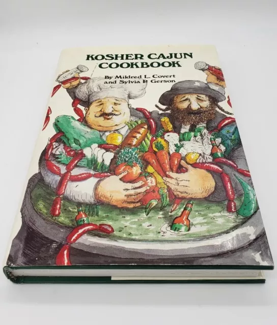 SIGNED THE KOSHER CAJUN COOKBOOK Covert & Gibson Hardcover 1987 Judaica Jewish