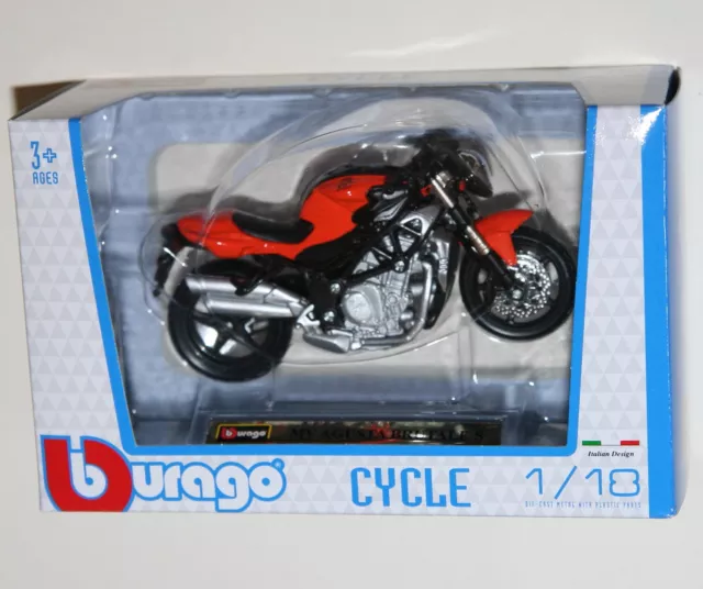 Burago - MV AGUSTA BRUTALE S Motorcycle Model Scale 1:18