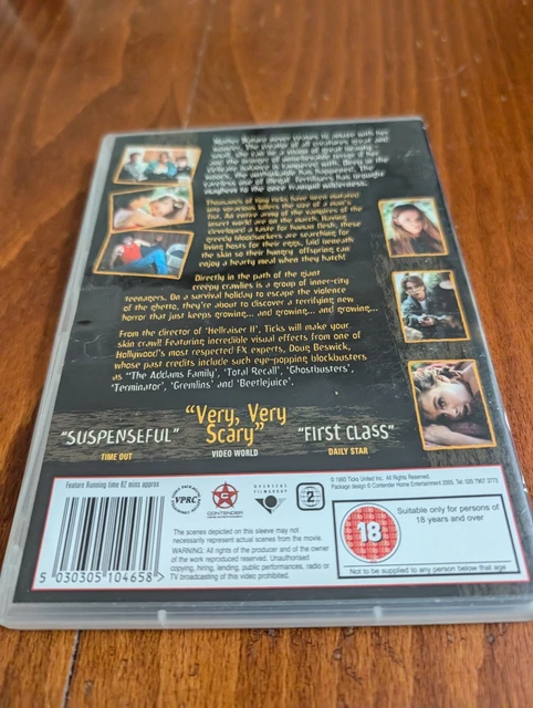 TICKS (2006) ROSALIND Allen Randel DVD Region 2 £10.79 - PicClick UK