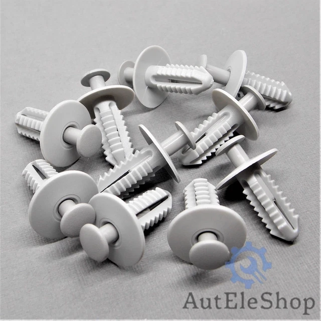 thumbnail image 2 of Gearmonster 350pc Universal Trim Moulding Clip Set – Black/White – Fits Honda, Toyota, VW, BMW, Ford, Mercedes & More 2 of 5