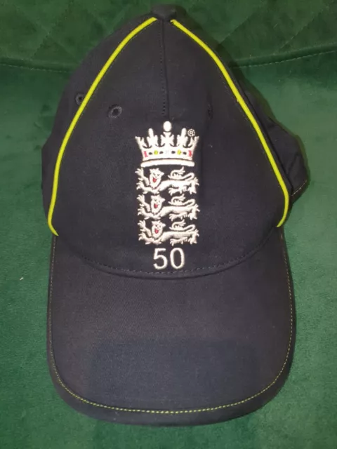 Adidas England ECB '50' Milestone Cricket Cap, Brand New.