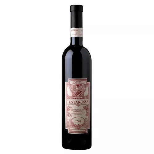 6 Bott.Vino Rosso Montepulciano d'Abruzzo DOC 2020 Testarossa Ris.Pasetti  75 cl