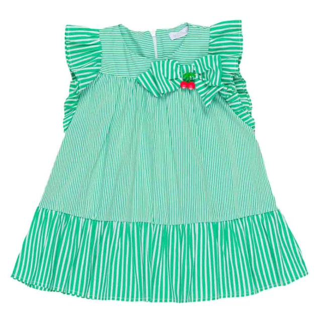 Scamiciata Neonata Vestito A Righe Con Fiocco Meilisa Bay - Fl5085