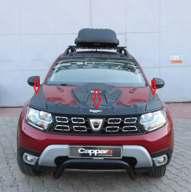 Dacia Duster 2018+ Set of linings on the hood DRAGON (3 pcs) – buy