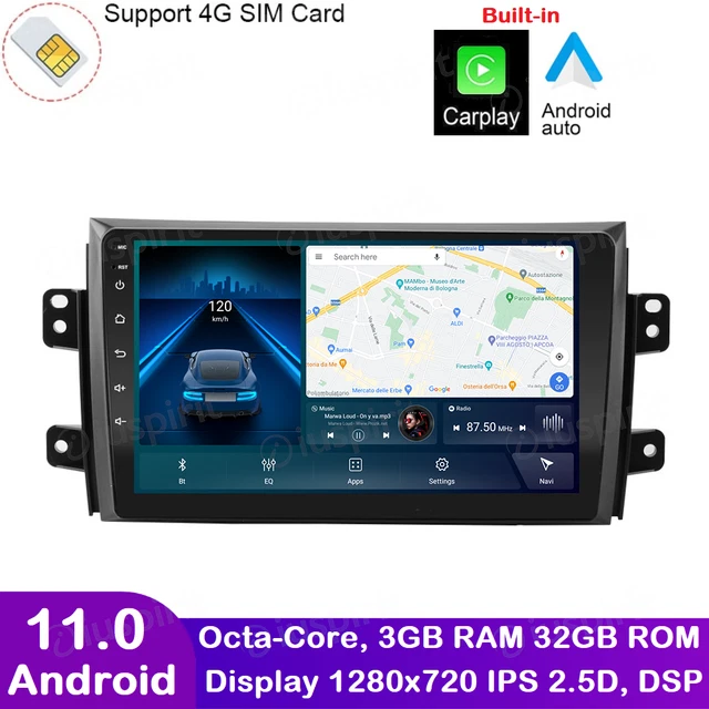 Suzuki Sx4 Fiat Sedici Android 13 9 Inch Carplay Gps Estéreo De