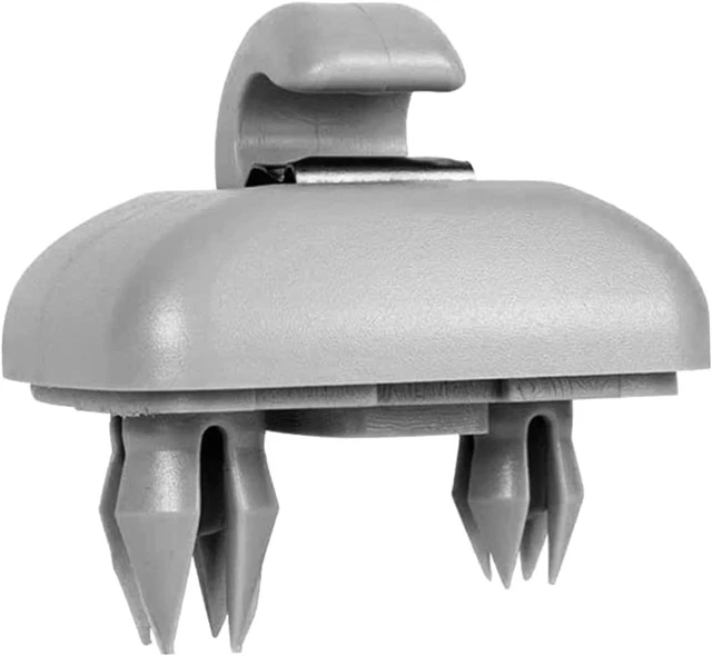 Clip per Visiera Auto, Gancio Parasole per Auto, Gancio per Staffa Clip per Para