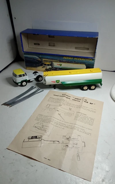 Dinky Toys. Ref 805, Camion Unic multibenne et citerne en