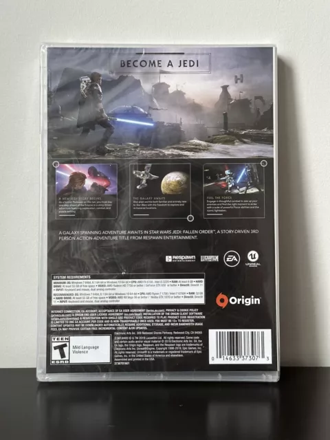 Star Wars Jedi Fallen Order -- Digital Download (w/Box) -- SEALED (PC, 2019) 2