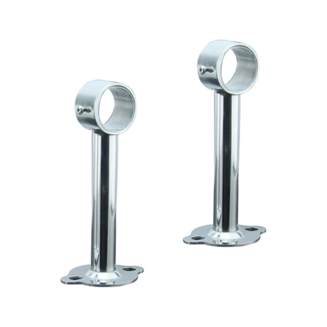 2 pz appendiabiti supporti per tende regolabili