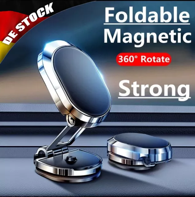 HANDYHALTERUNG AUTO MAGNETISCH faltbar Handyhalter Magnet 360°  Handyhalterung EUR 10,99 - PicClick DE